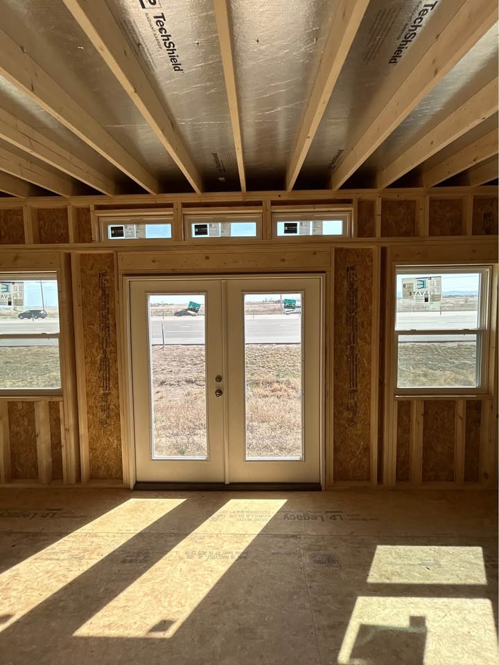 10x20 Studio Shed - Chestnut Stain - Image 6