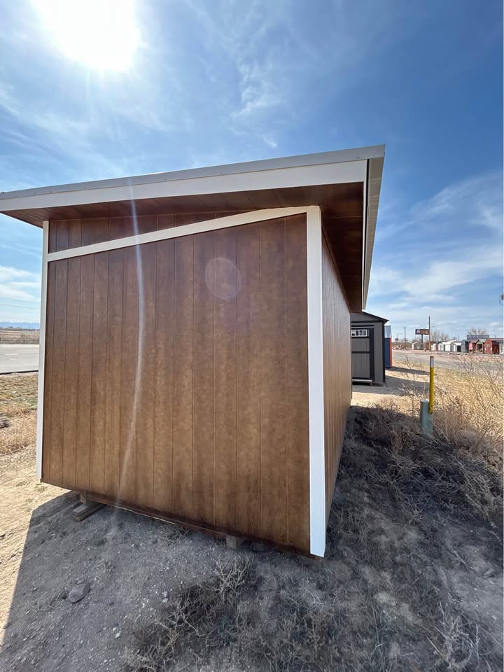 10x20 Studio Shed - Chestnut Stain - Image 3