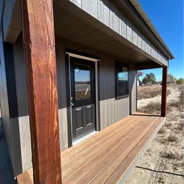 14x16 Cabinette Shed - Driftwood Stain - Image 5