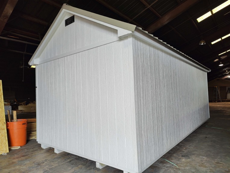 12x24 Chalet Shed "Beth"- 3 Day Delivery! - White - Image 4