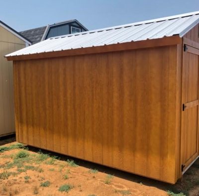 Looking for 8x12 Basic Sheds on sale near me? Check out our shed store, where we have a variety of options available. One of our offerings includes an 8x12 Basic Shed with a metal roof. Don't miss out.