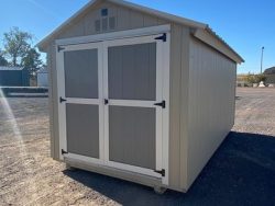For those searching for a nearby 8x16 Basic Shed store, look no further! We have a variety of 8x16 Basic Sheds on sale at our location on a dirt lot. Come check out the selection and find the perfect 8x16 Basic Shed for you.