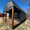 14x36 Lofted Barn Shed - Black - Image 6
