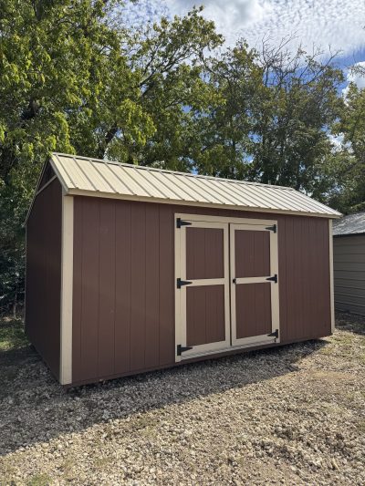 10x16 Garden Shed - Chestnut