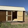 10x16 Lofted Barn Shed - Chestnut Stain - Image 5