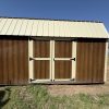 10x16 Lofted Barn Shed - Chestnut Stain