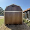 10x16 Lofted Barn Shed - Chestnut Stain - Image 3