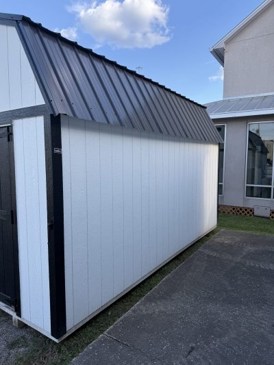 10x16 Lofted Barn - White - Image 8