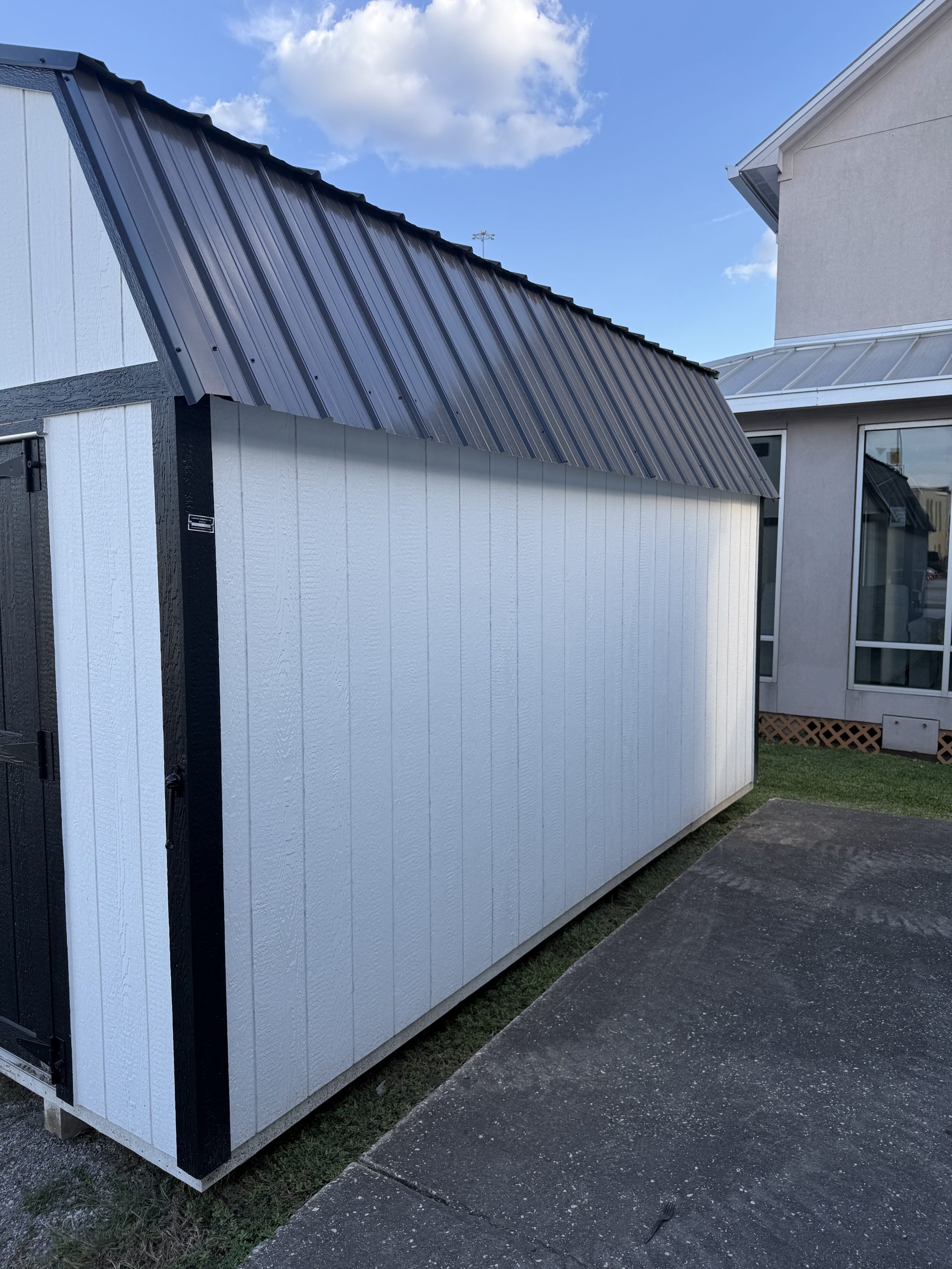 10x16 Lofted Barn - White - Image 8