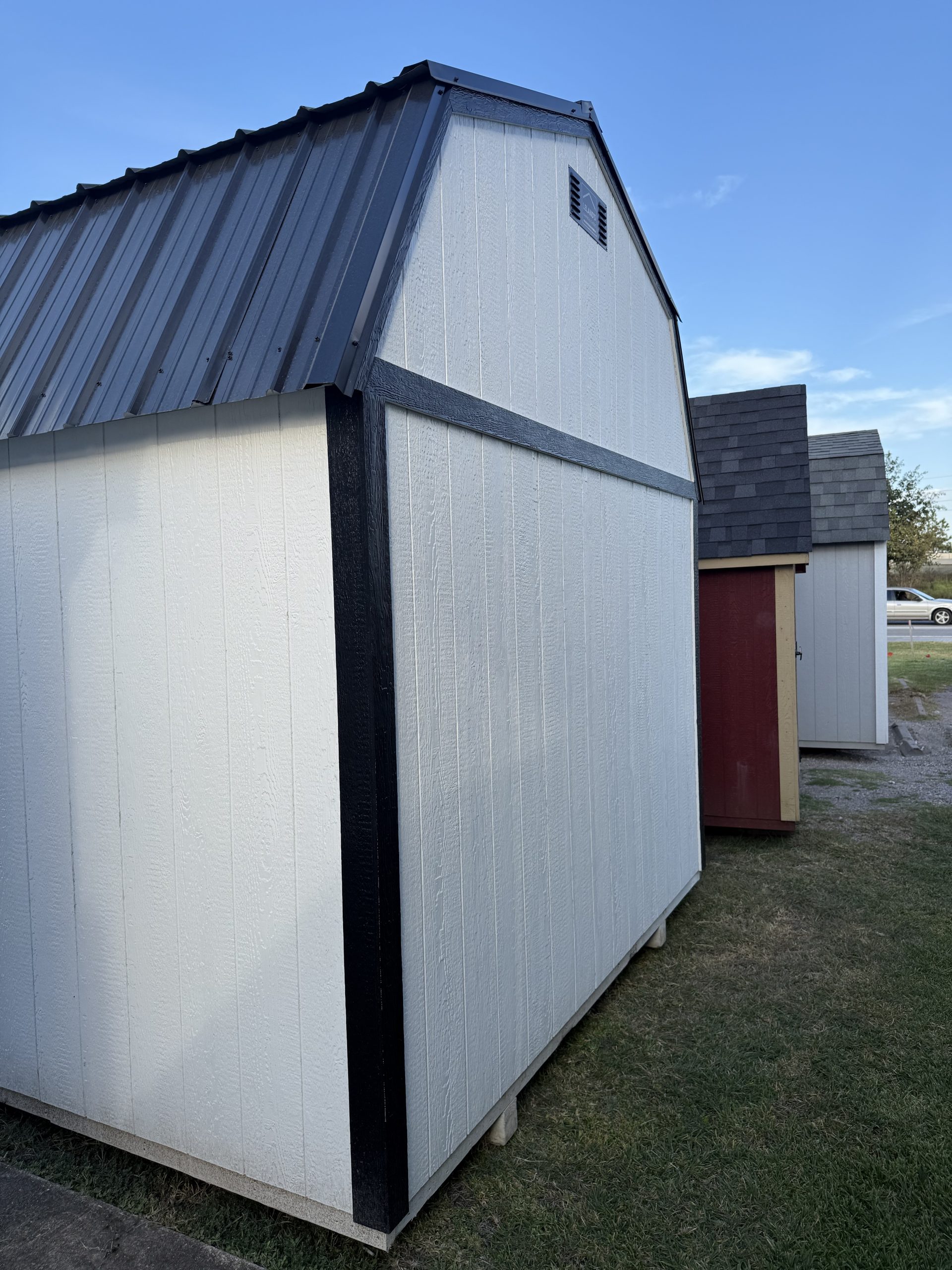 10x16 Lofted Barn - White - Image 7