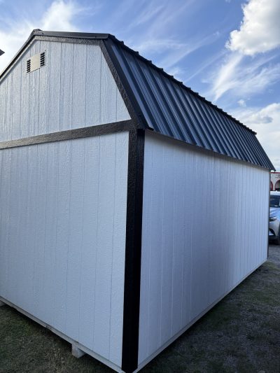 10x16 Lofted Barn - White - Image 6