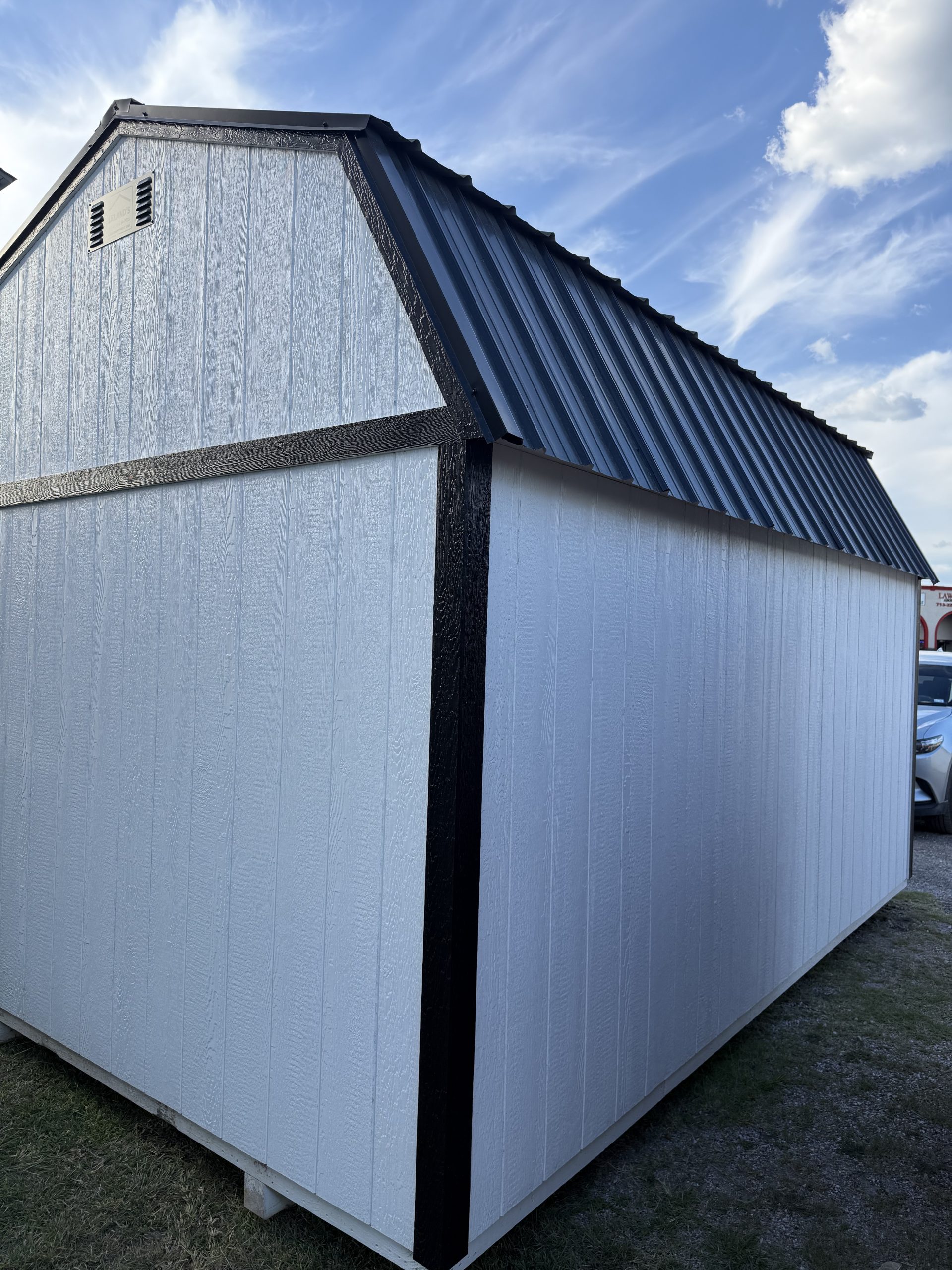 10x16 Lofted Barn - White - Image 6