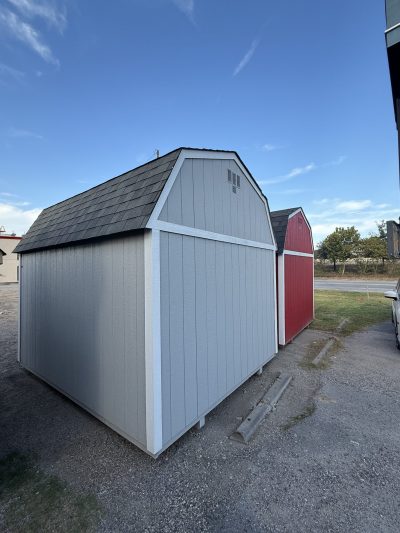 10x12 Lofted barn - Light Gray - Image 8
