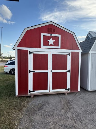 10x12 Lofted Barn - Red Delicious