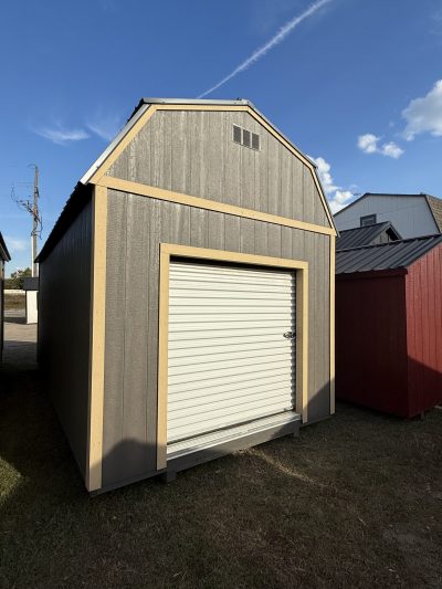 10x20 Lofted Barn - Driftwood Stain - Image 8