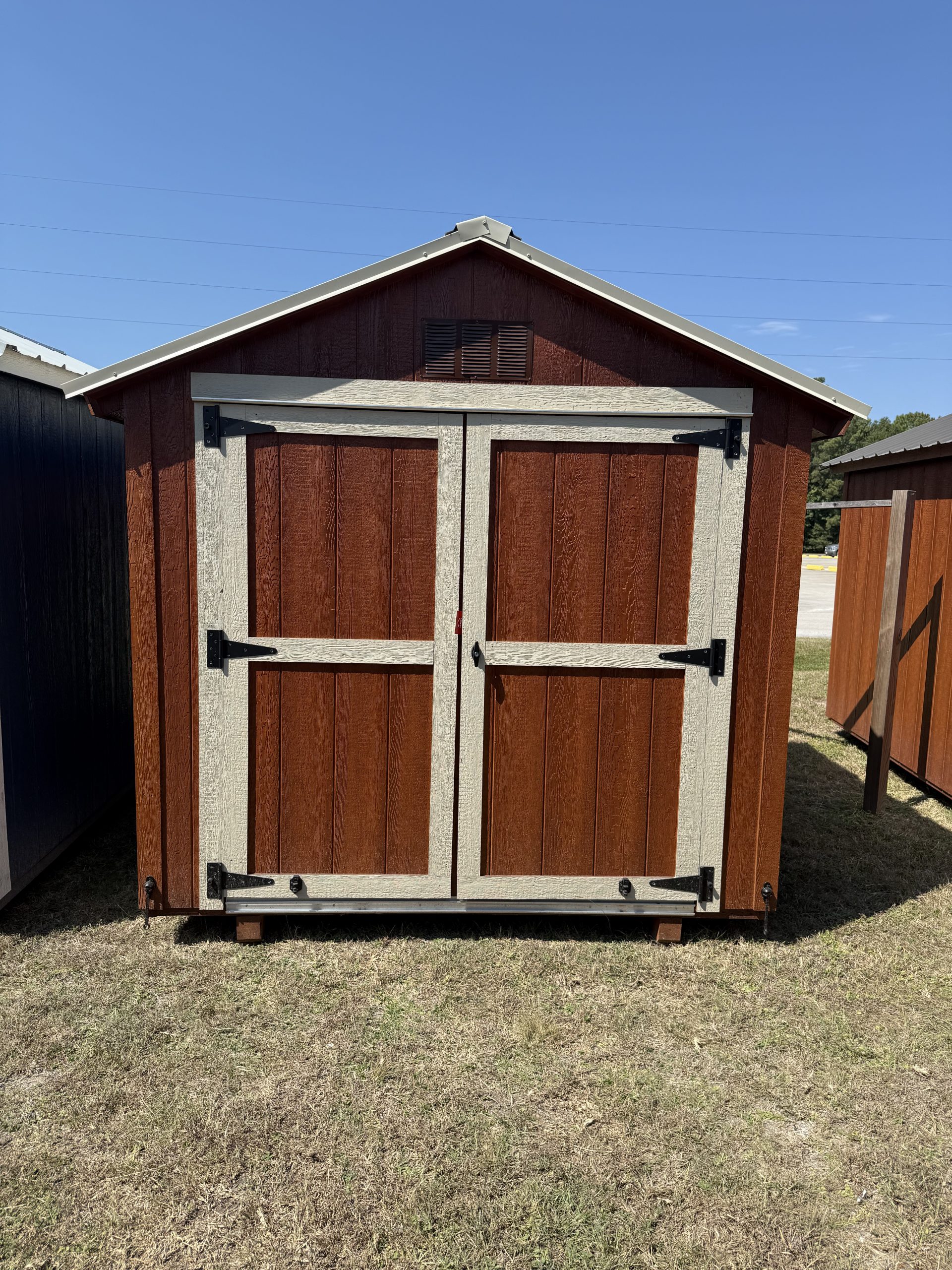 8x8 Basic Shed - Driftwood Stain