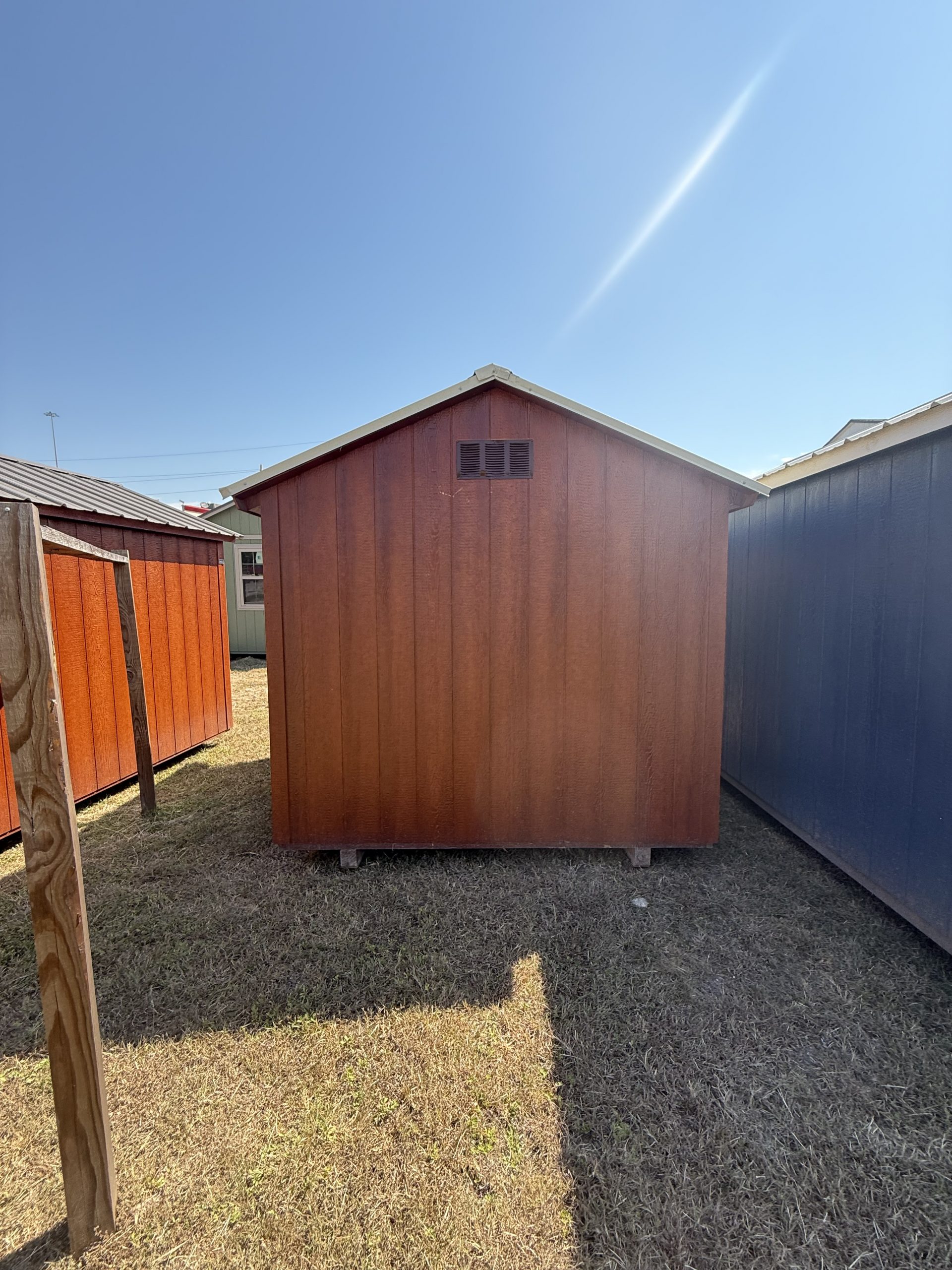 8x8 Basic Shed - Driftwood Stain - Image 5