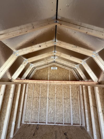 10x16 Lofted Barn - White - Image 4