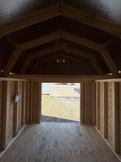 10x16 Lofted Barn - White - Image 3