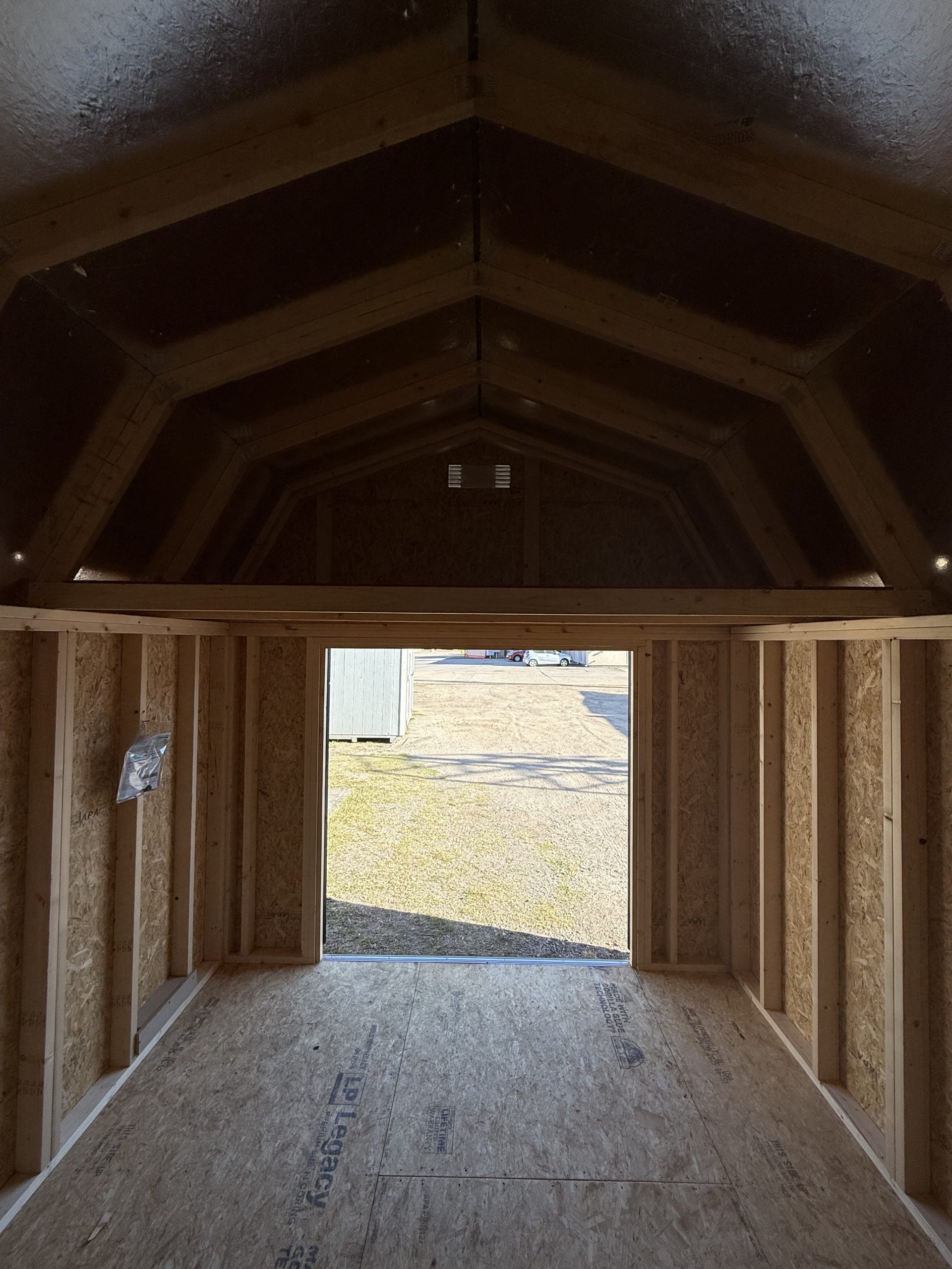 10x16 Lofted Barn - White - Image 3