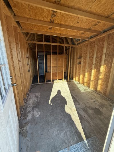 10x20 Lofted Barn - Driftwood Stain - Image 5