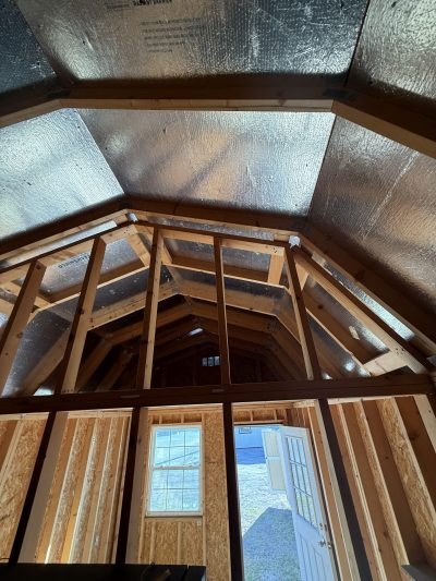 10x20 Lofted Barn - Driftwood Stain - Image 4