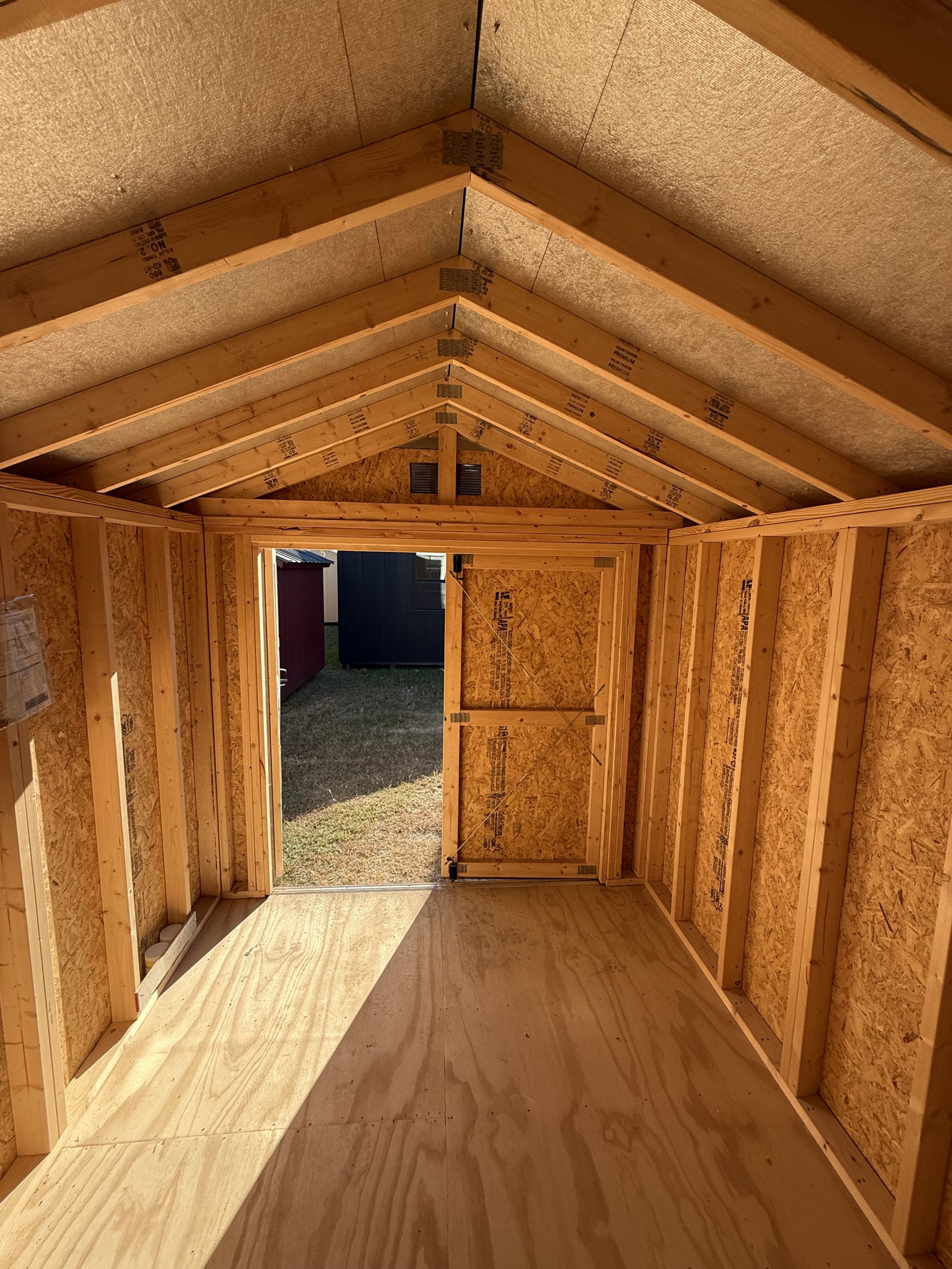 10x12 Lofted barn - Light Gray - Image 3