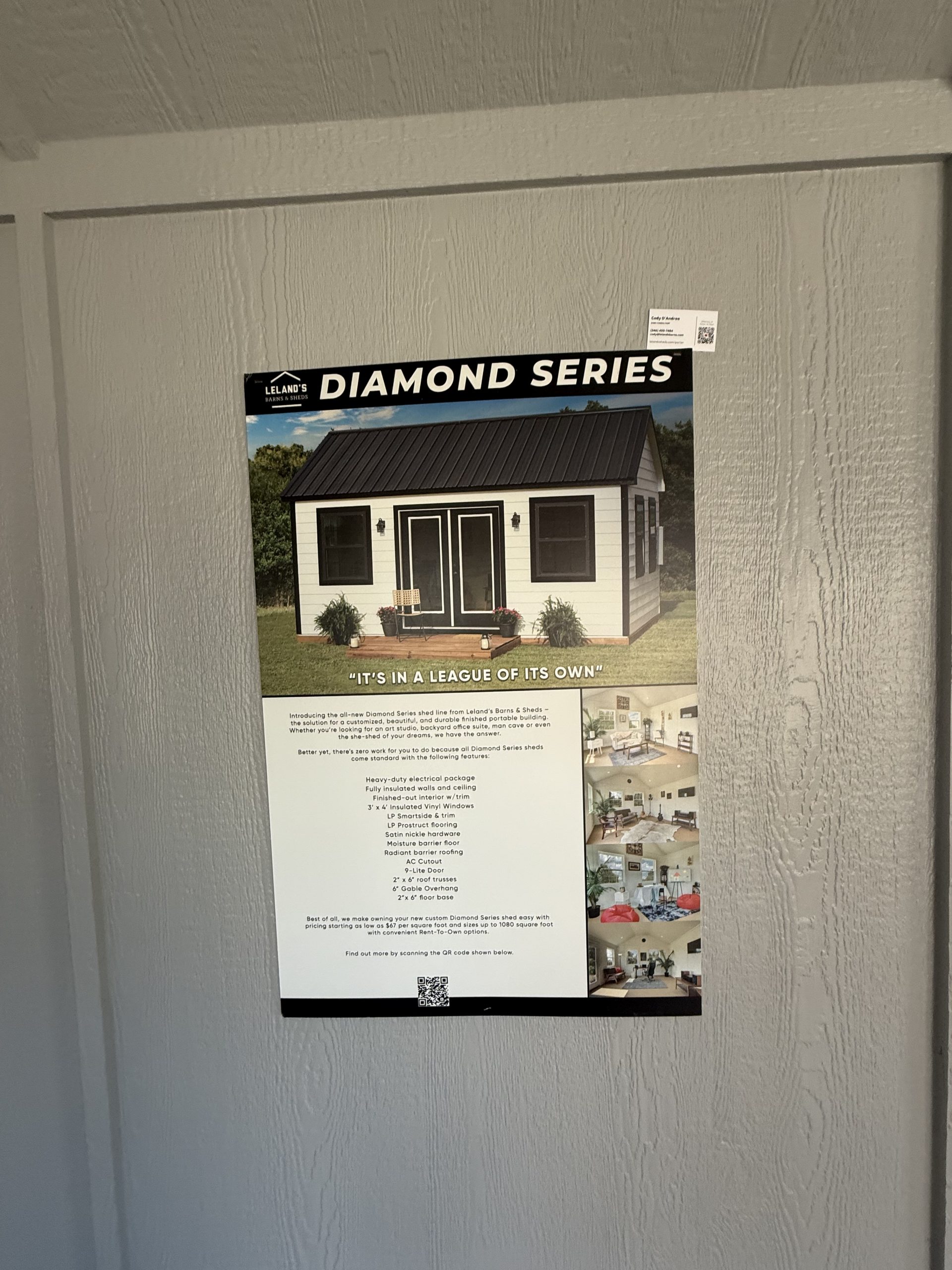 12x20 Diamond Chalet - Black - Image 8