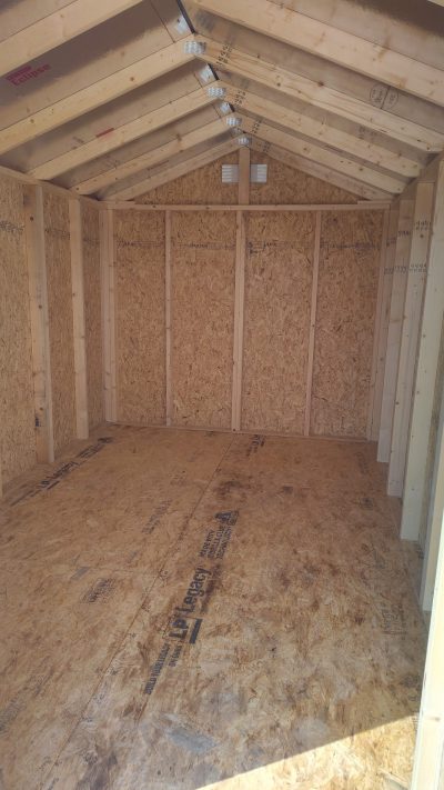 8x12 Essential Shed - Driftwood Stain - Image 3