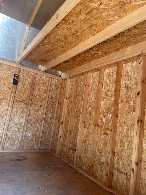 12x16 Defender Series Lofted Barn Shed - Mountain Red - Image 5