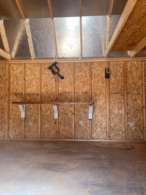 12x16 Defender Series Lofted Barn Shed - Mountain Red - Image 4