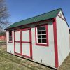 10x16 Garden Shed - Light Gray