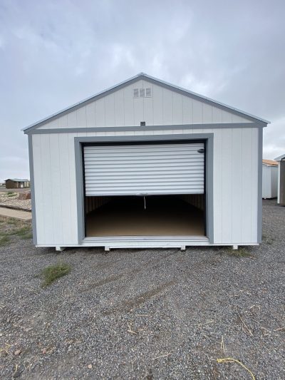 A 16x28 Garage Style Shed is available for sale at a shed store near me.