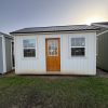 10x16 Chalet Shed - White