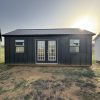 12x24 Chalet Shed - Black