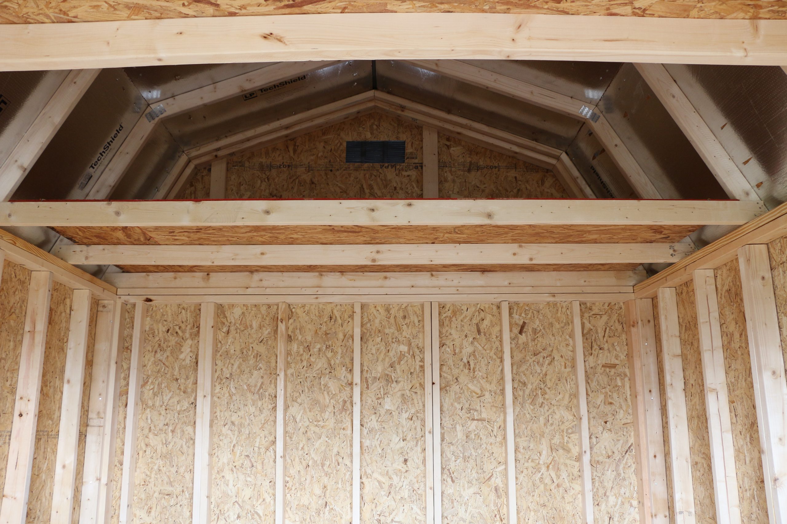 10x12 Lofted Barn Shed - Black - Image 7