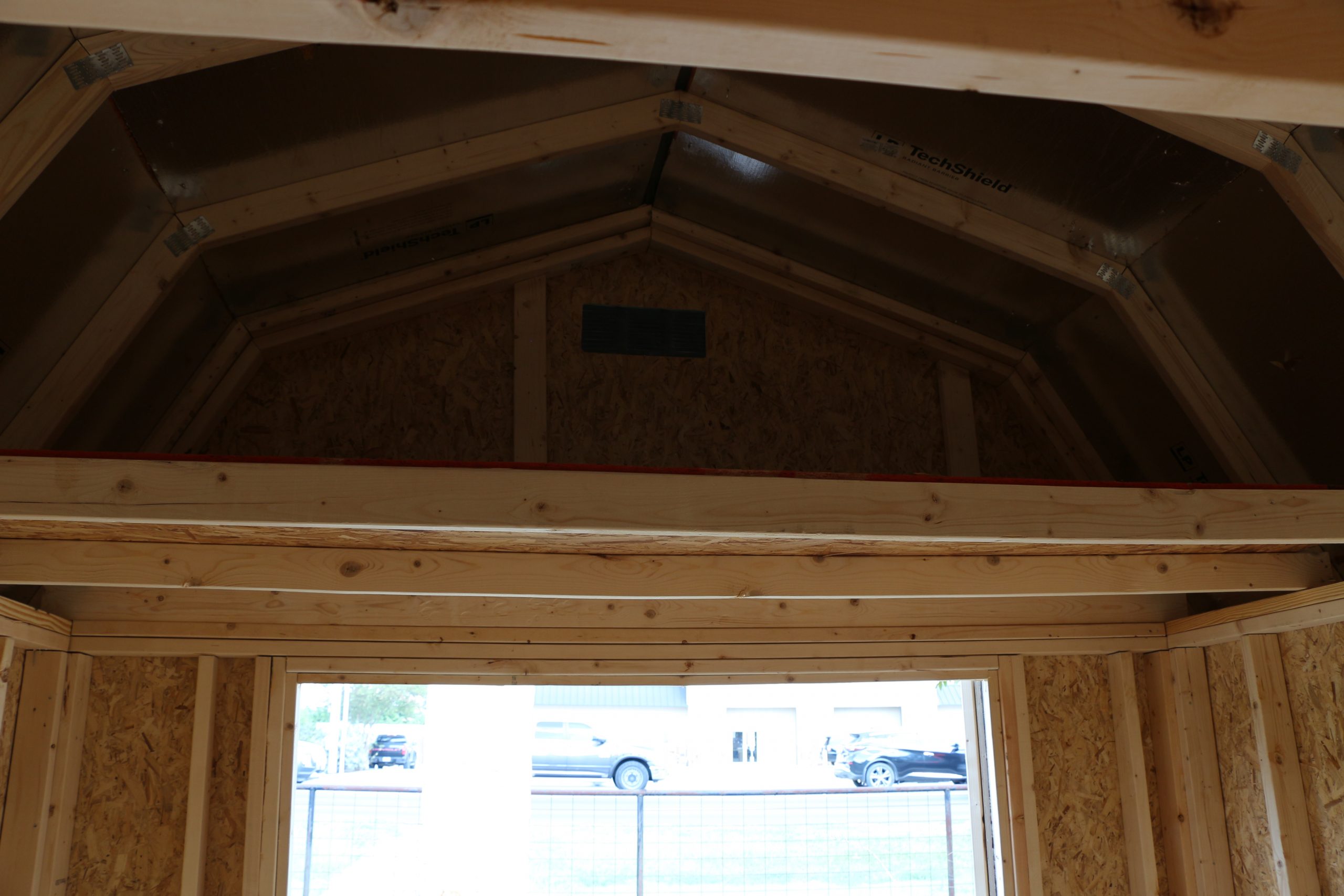 10x12 Lofted Barn Shed - Black - Image 5