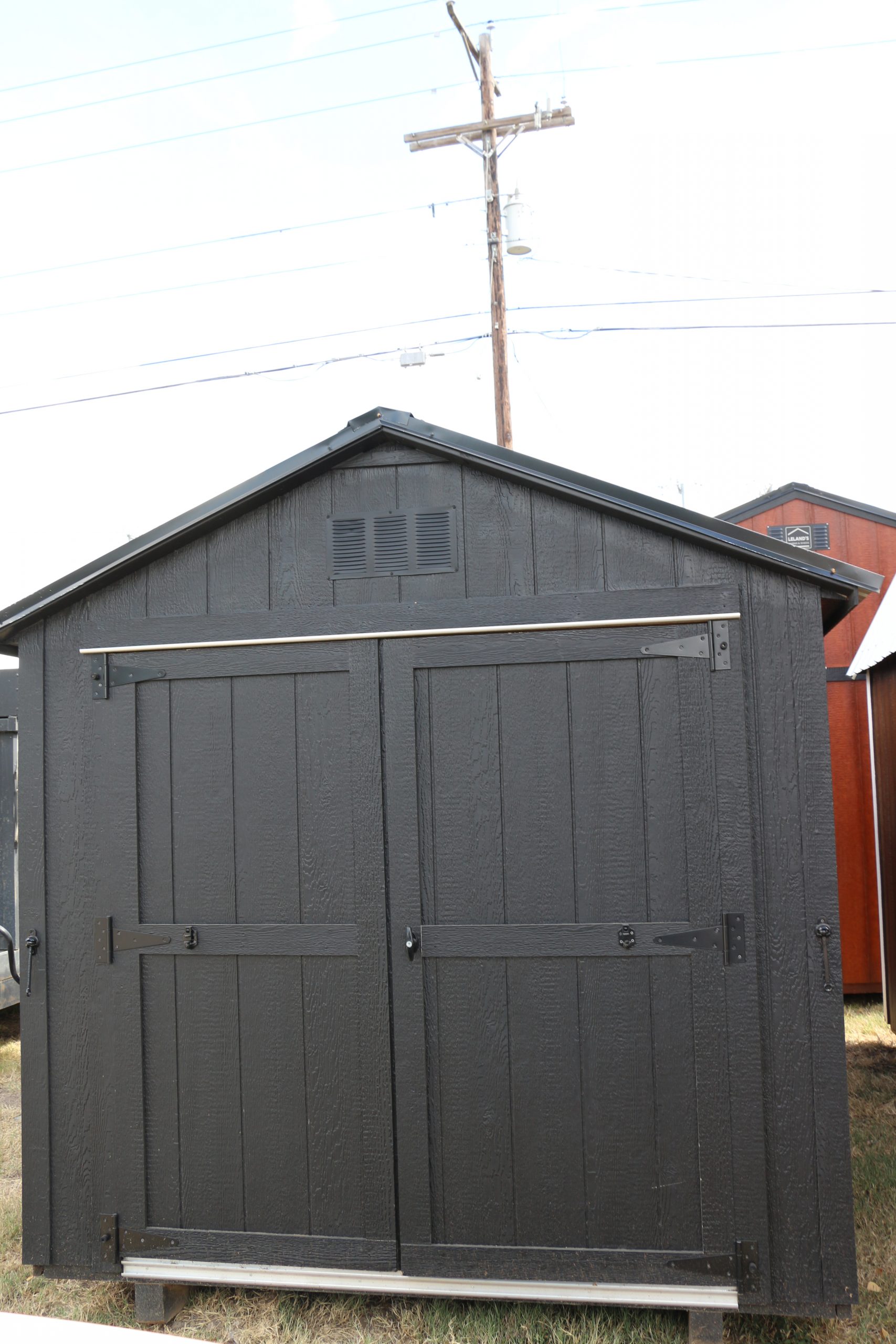 8x12 Essential Shed - Black