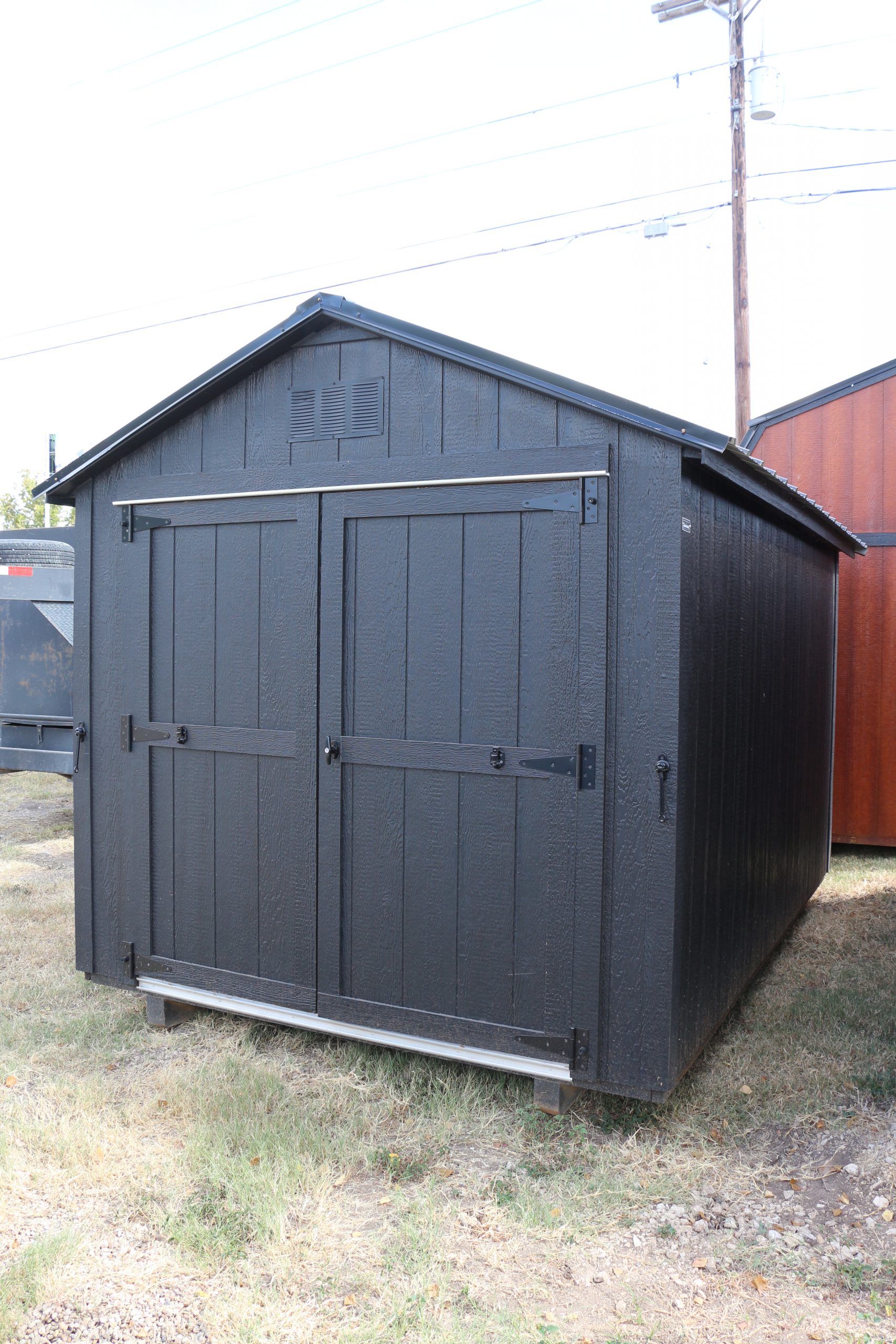 8x12 Essential Shed - Black - Image 6
