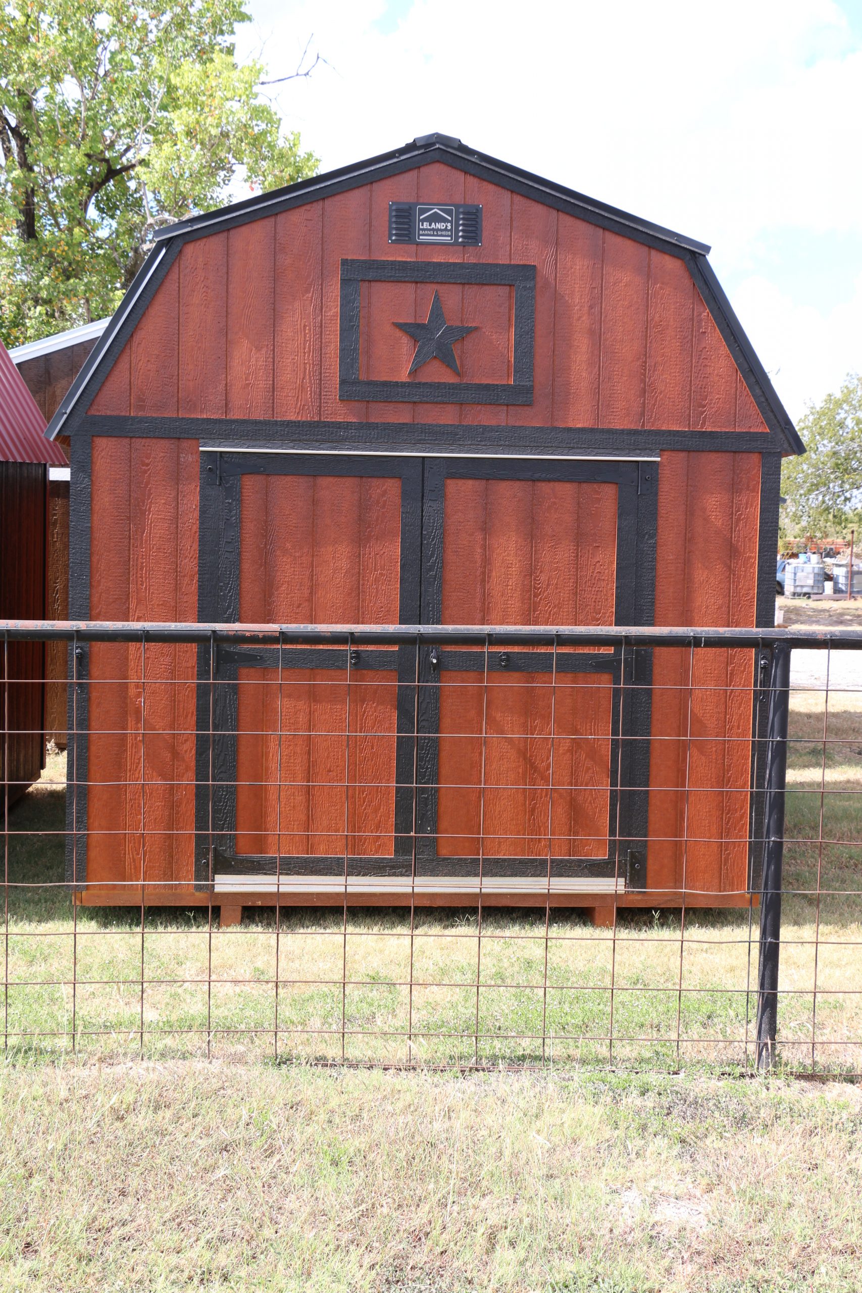 10x16 Lofted Barn Shed - Nature Walk Stain