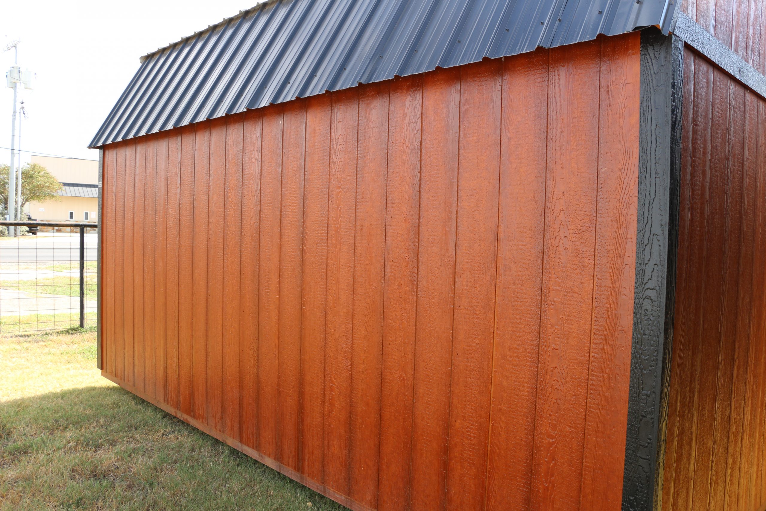 10x16 Lofted Barn Shed - Nature Walk Stain - Image 6