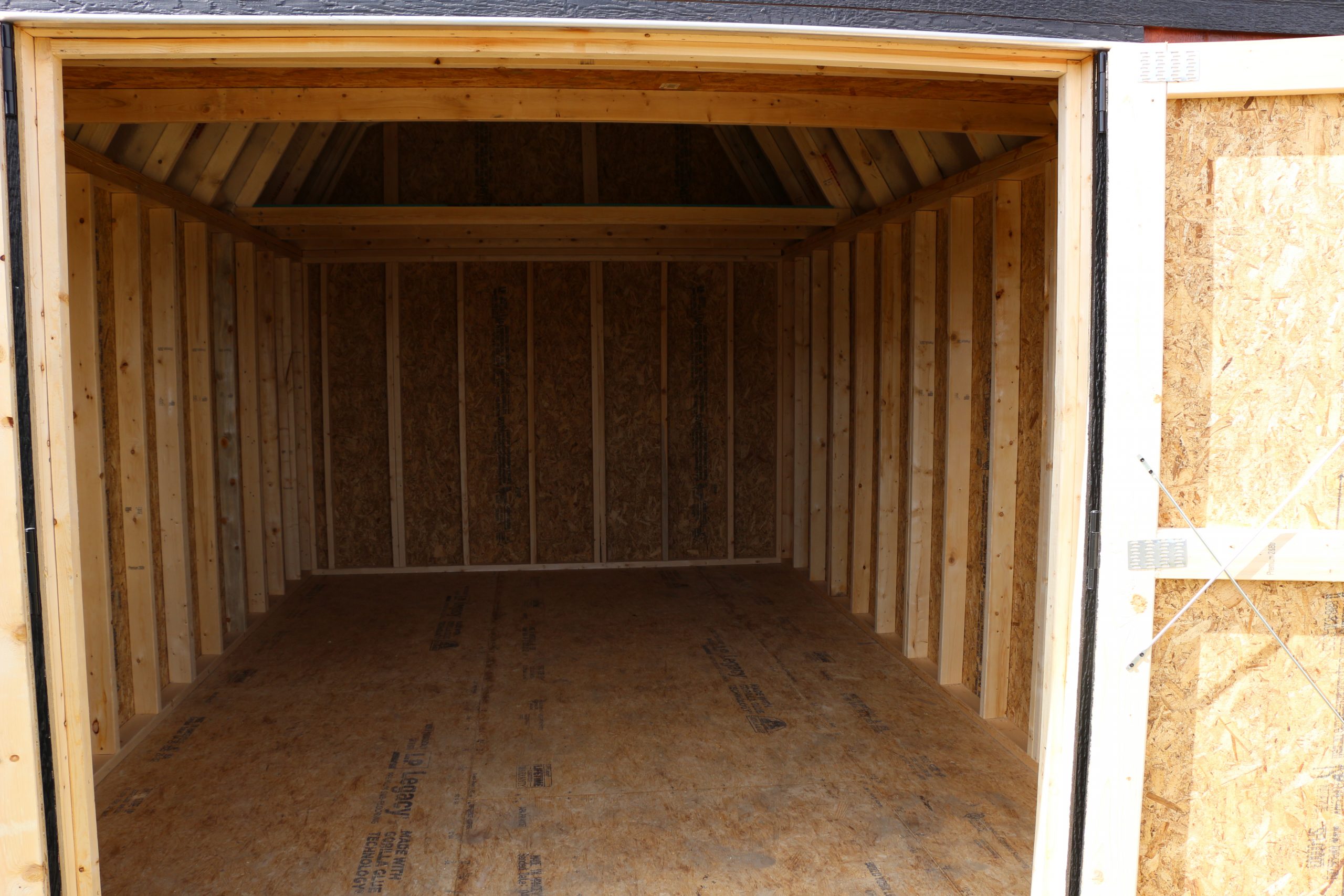 10x16 Lofted Barn Shed - Nature Walk Stain - Image 5
