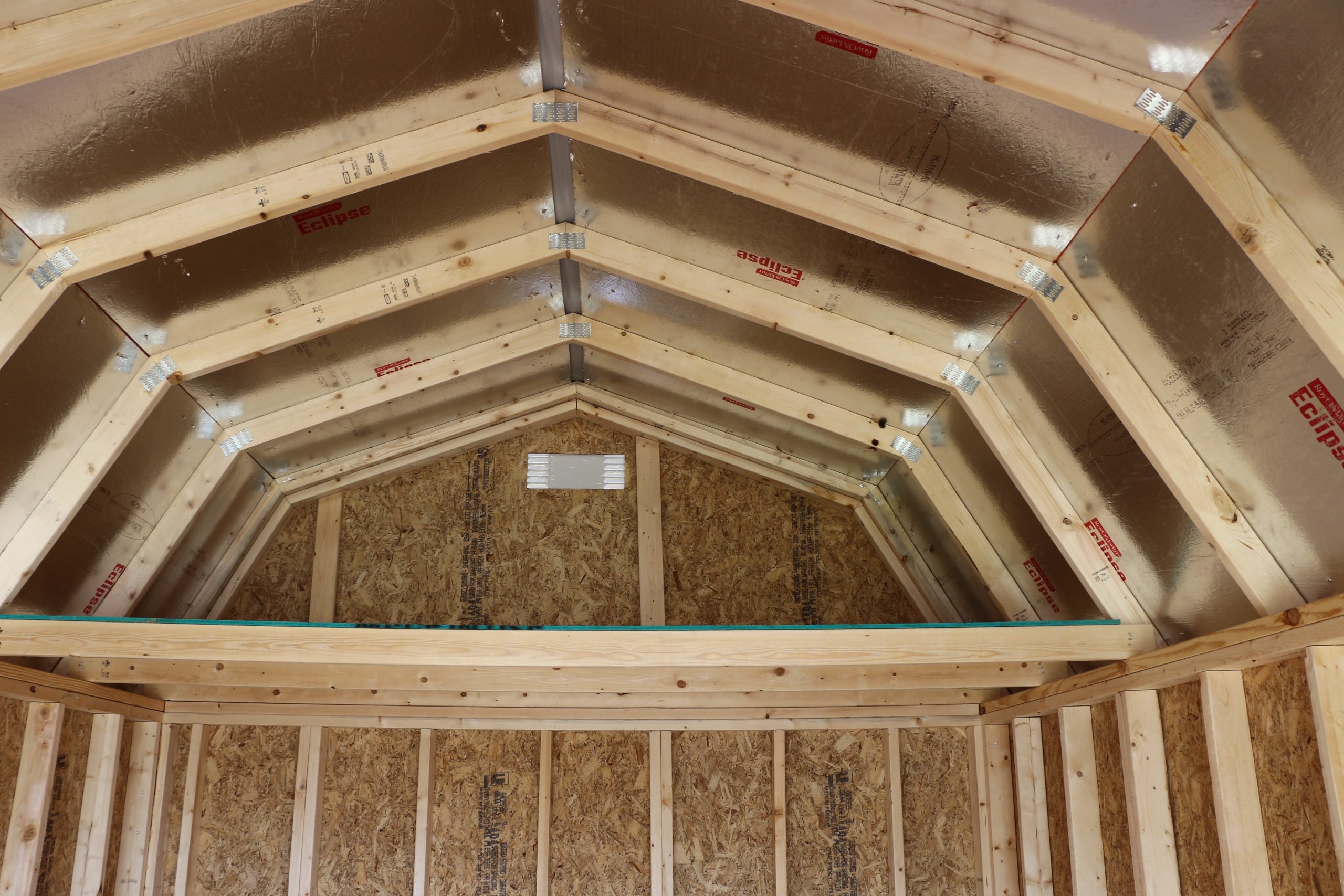 10x16 Lofted Barn Shed - Nature Walk Stain - Image 4