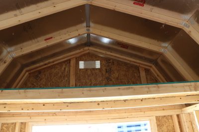 10x16 Lofted Barn Shed - Nature Walk Stain - Image 3