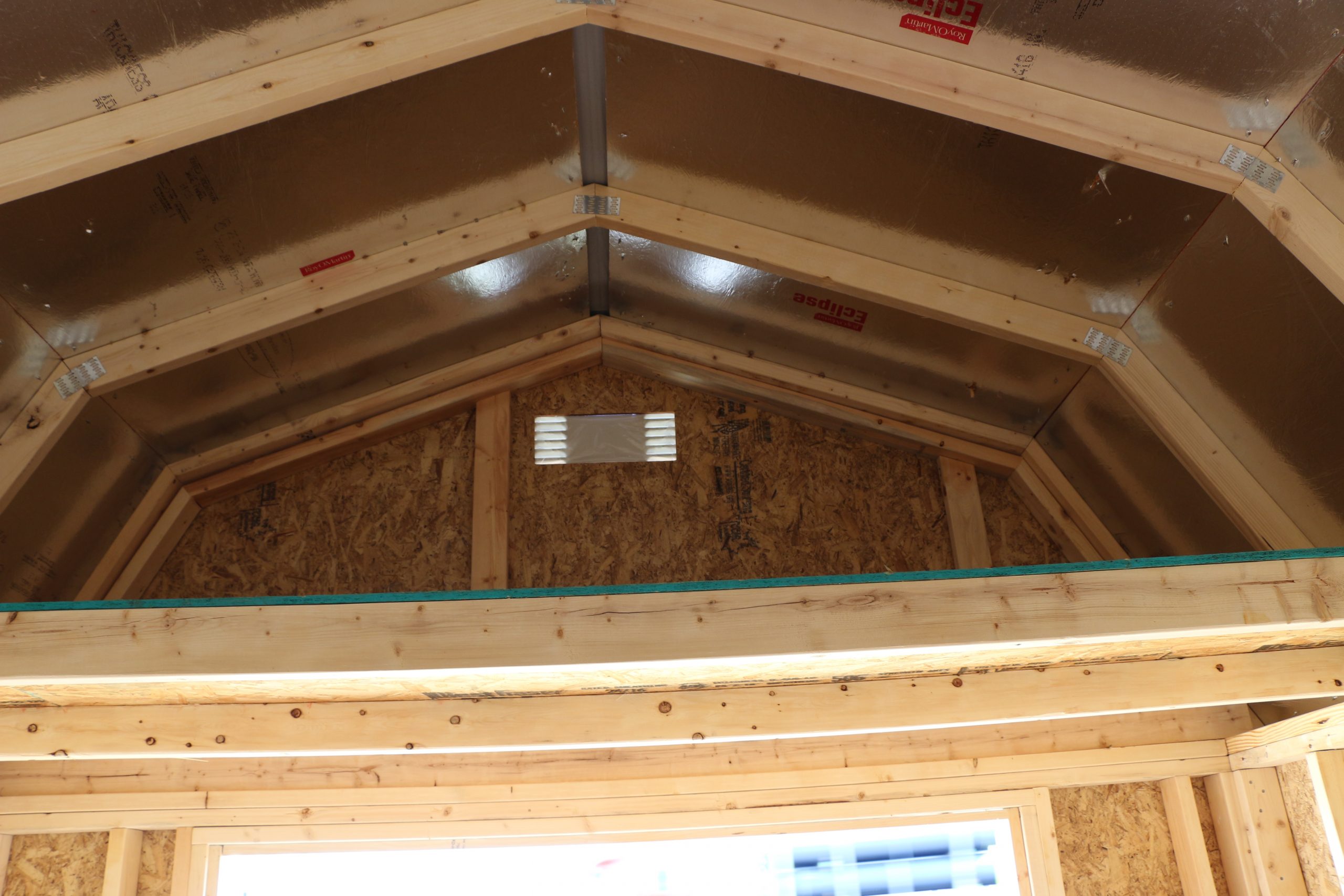 10x16 Lofted Barn Shed - Nature Walk Stain - Image 3