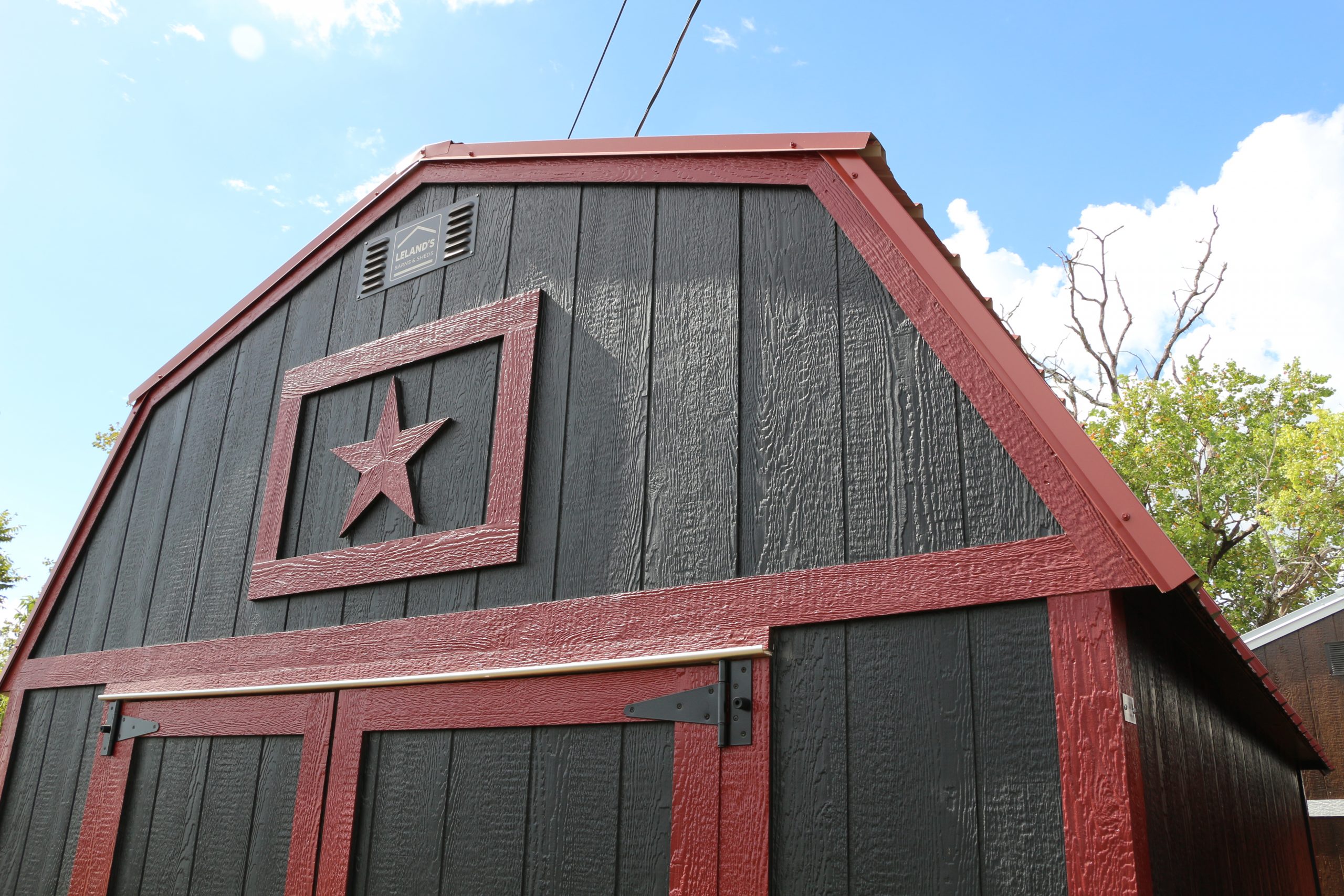 10x12 Lofted Barn Shed - Black - Image 6