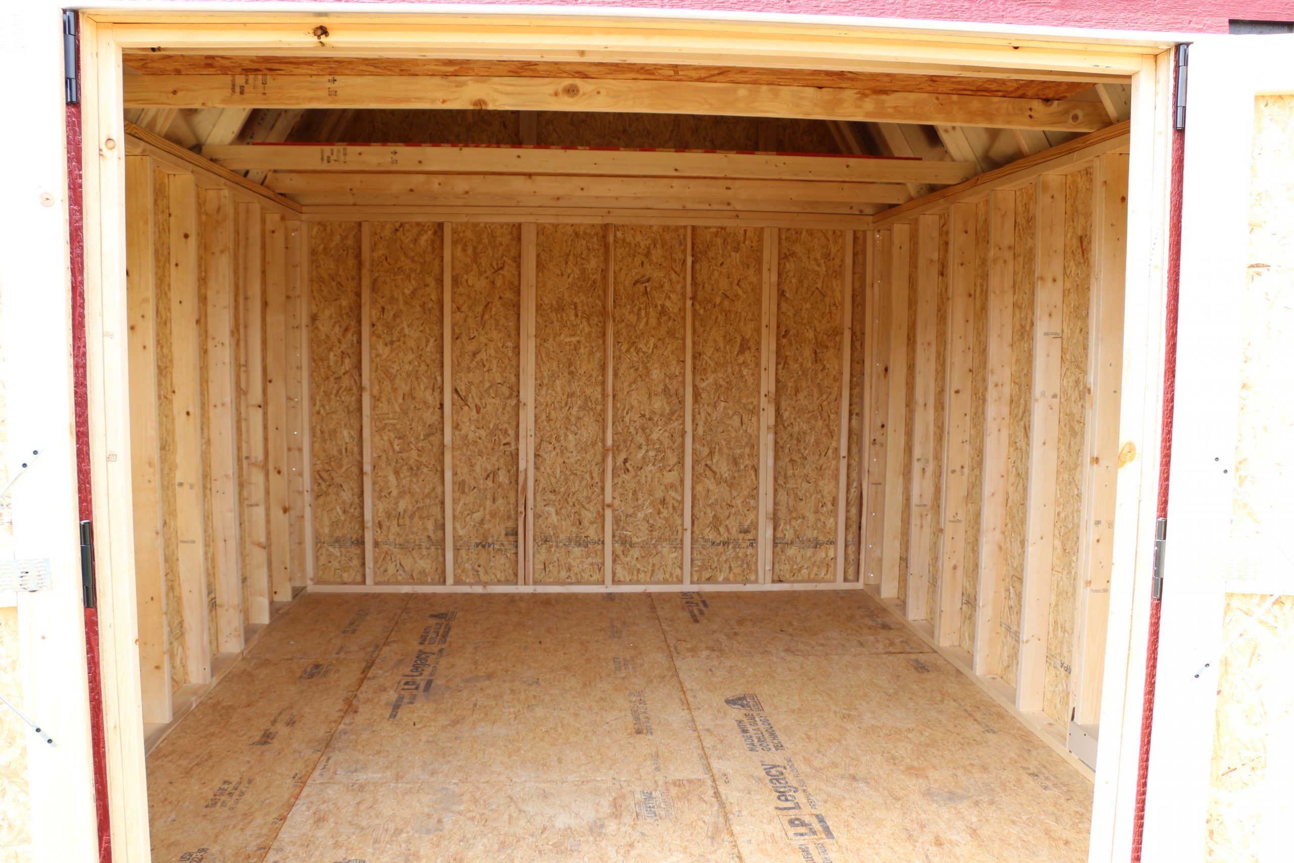 10x12 Lofted Barn Shed - Black - Image 5