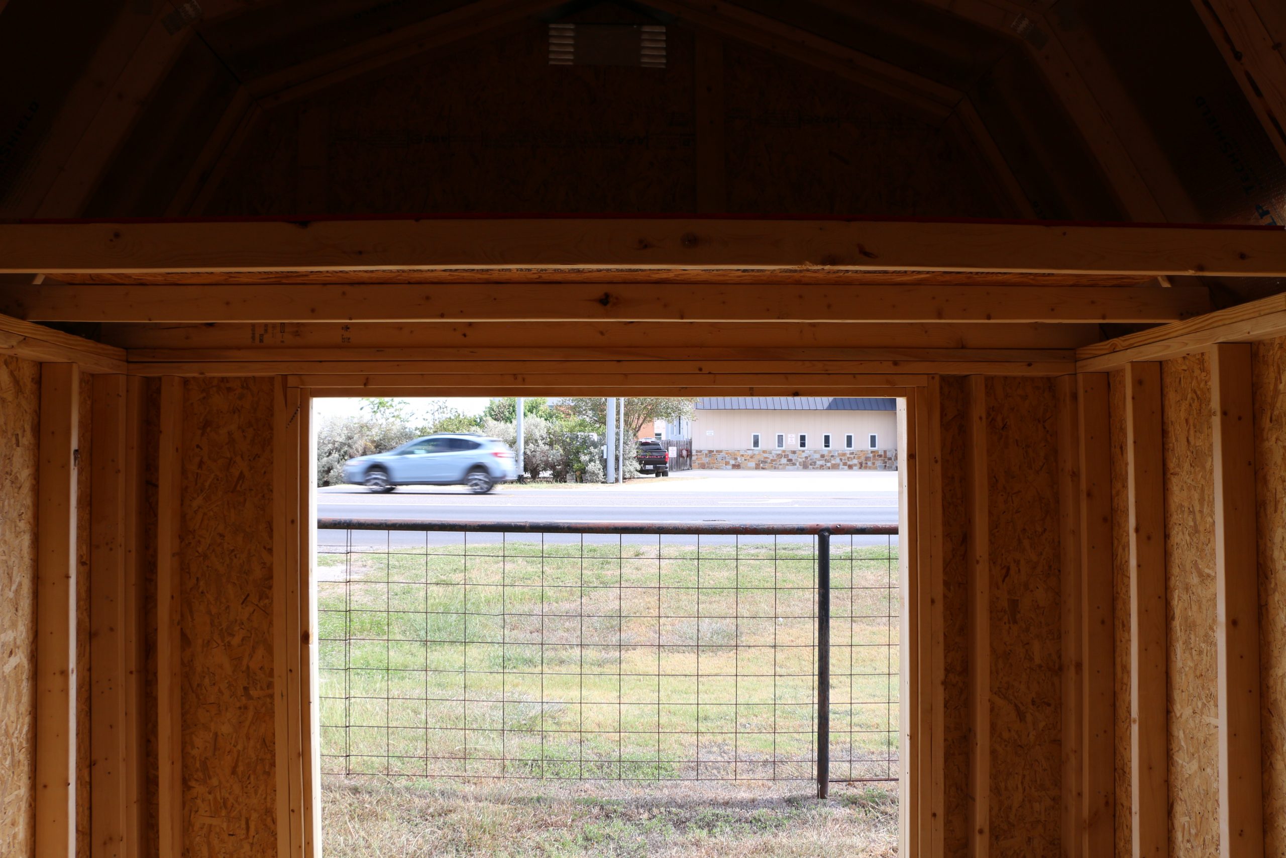 10x12 Lofted Barn Shed - Black - Image 4