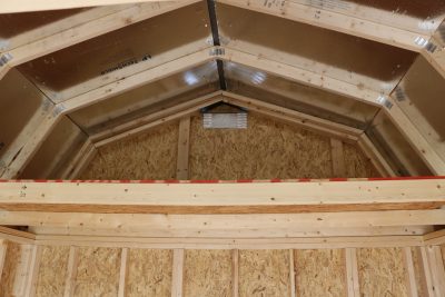 10x12 Lofted Barn Shed - Black - Image 3