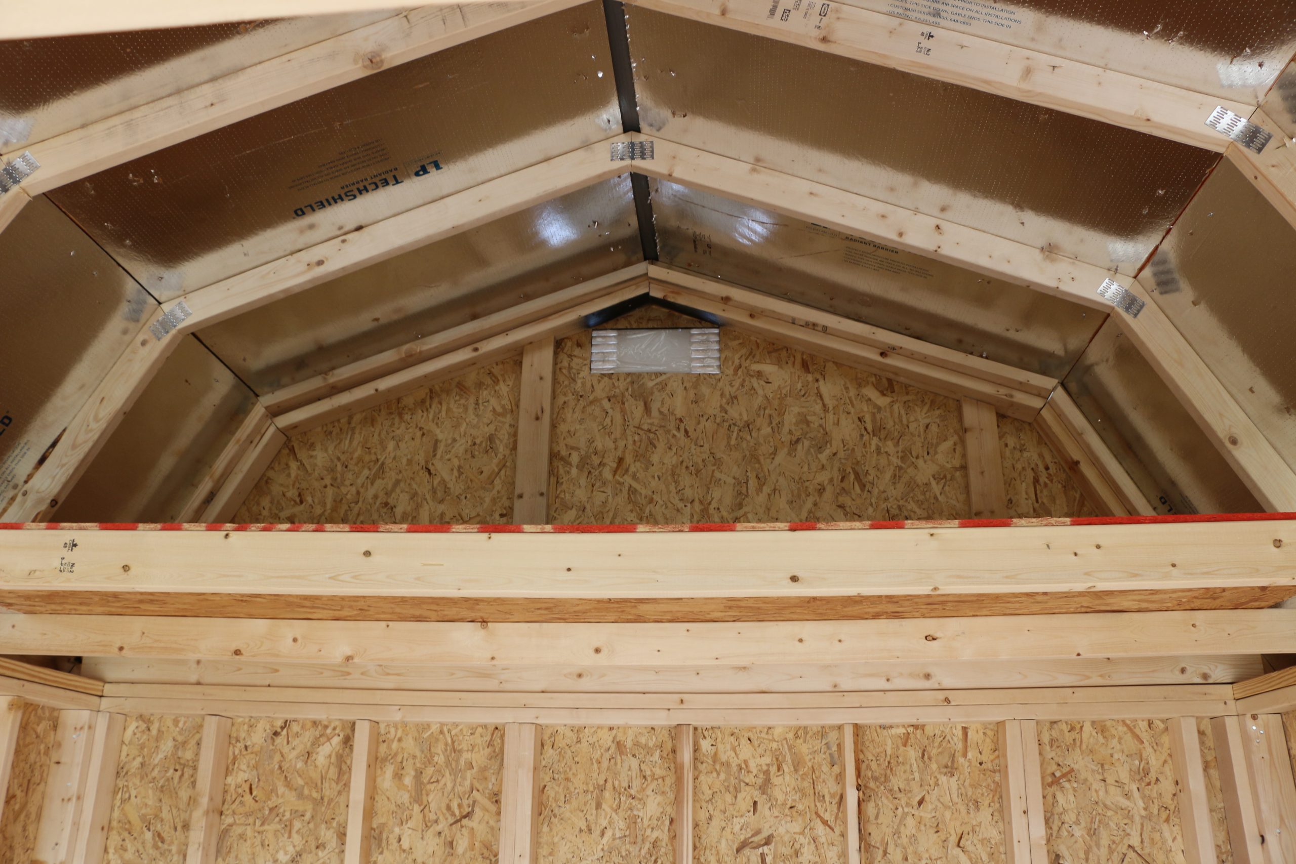 10x12 Lofted Barn Shed - Black - Image 3
